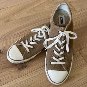 Converse Brown Suede Sneaker with Sherpa Lining